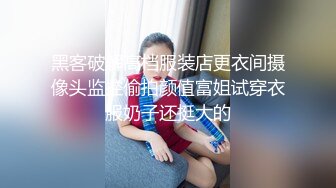 黑客破解高档服装店更衣间摄像头监控偷拍颜值富姐试穿衣服奶子还挺大的